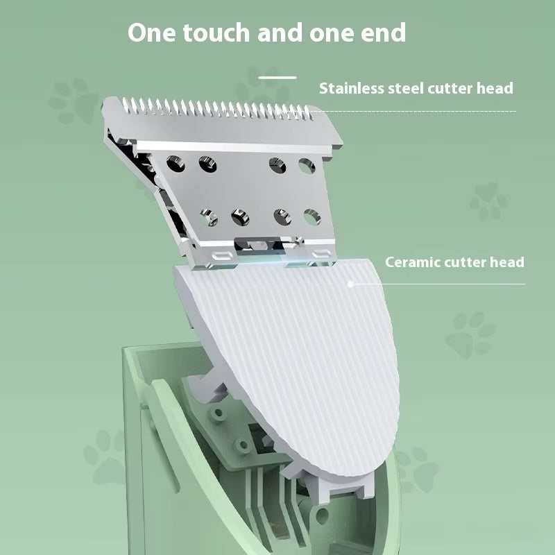 2025Newly Upgraded Household Pet Shaver 4 in 1 Pet Electric Hair Trimmer Dogs Cat Grooming Clipper Nail Grinder USB Rechargeable