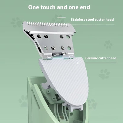 2025Newly Upgraded Household Pet Shaver 4 in 1 Pet Electric Hair Trimmer Dogs Cat Grooming Clipper Nail Grinder USB Rechargeable