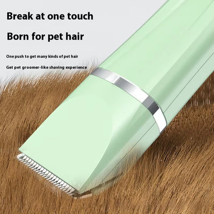 2025Newly Upgraded Household Pet Shaver 4 in 1 Pet Electric Hair Trimmer Dogs Cat Grooming Clipper Nail Grinder USB Rechargeable