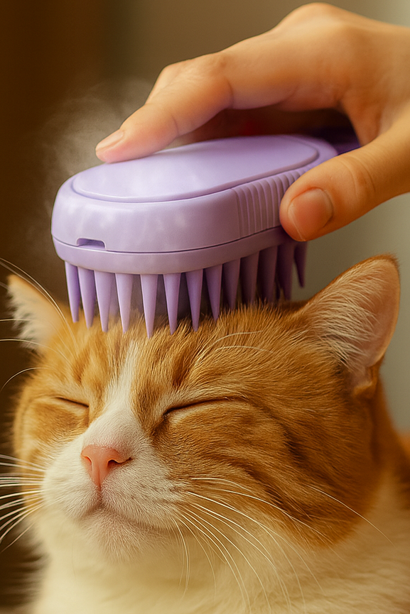 3 in 1 Cat Steam Brush