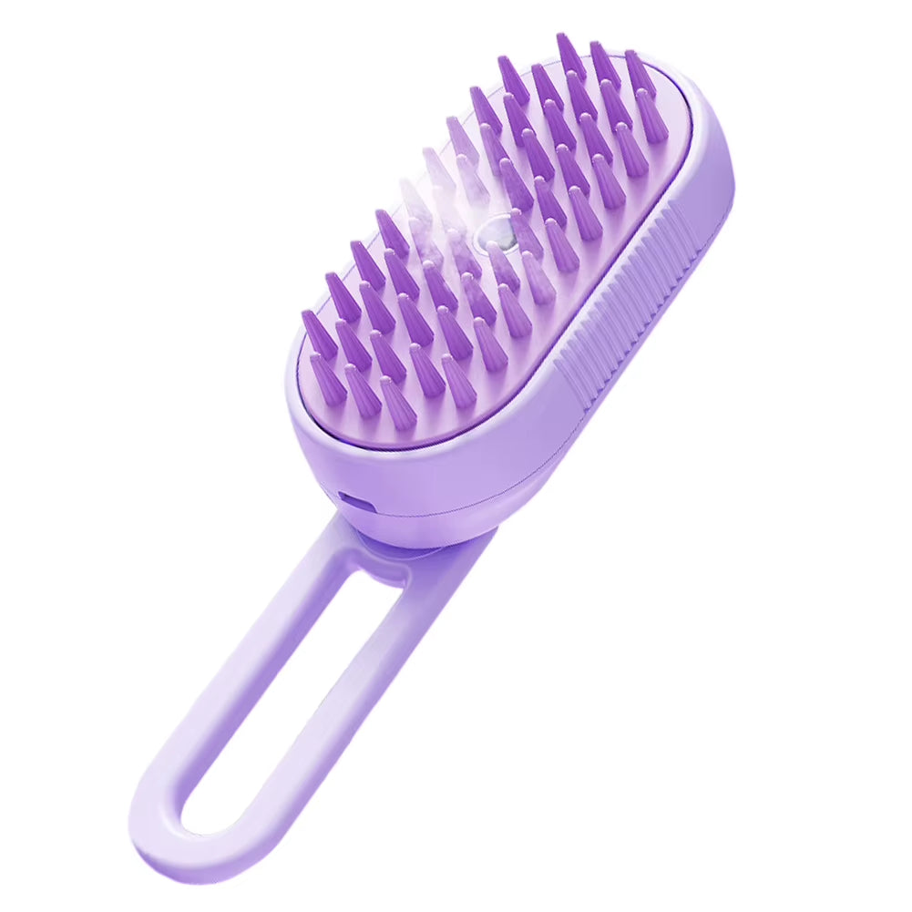 3 in 1 Cat Steam Brush Cat Grooming Brush Pet Hair Removal Comb for Removing Tangled and Loosse Hair